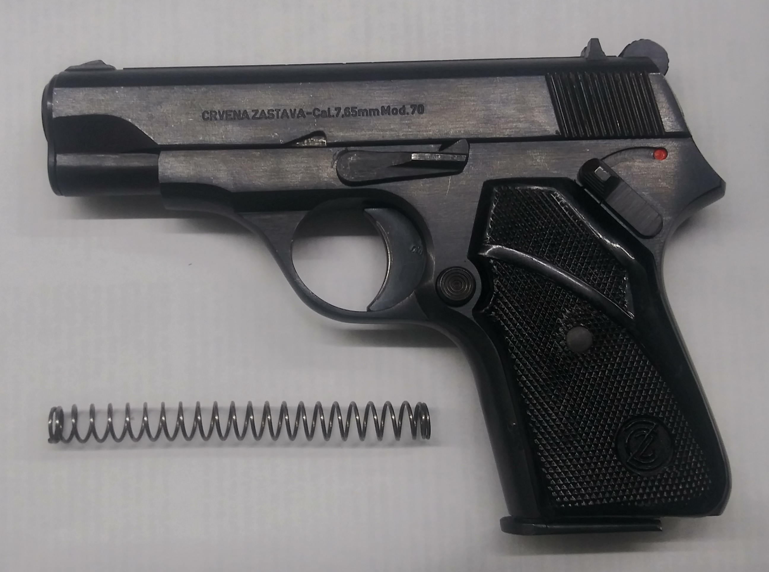 ZASTAVA Model 70 7.65 Pistol RECOIL SPRING - Click Image to Close